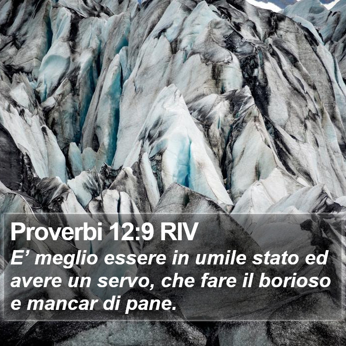 Proverbi 12:9 RIV Bible Study