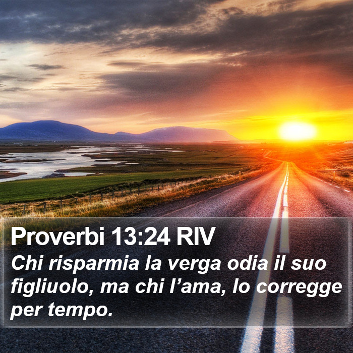 Proverbi 13:24 RIV Bible Study