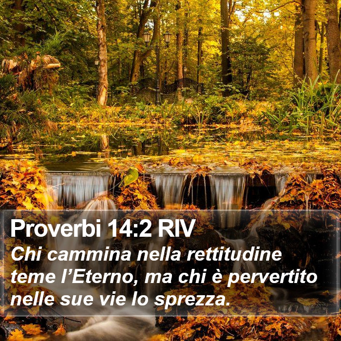 Proverbi 14:2 RIV Bible Study