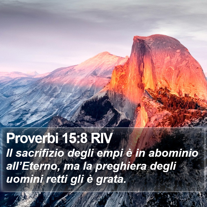 Proverbi 15:8 RIV Bible Study