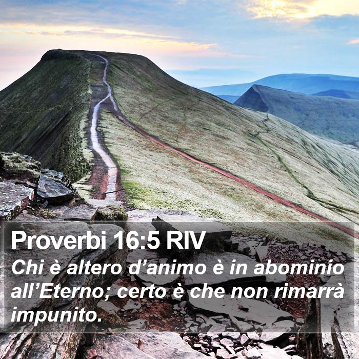 Proverbi 16:5 RIV Bible Study