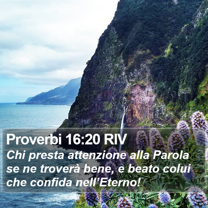 Proverbi 16:20 RIV Bible Study