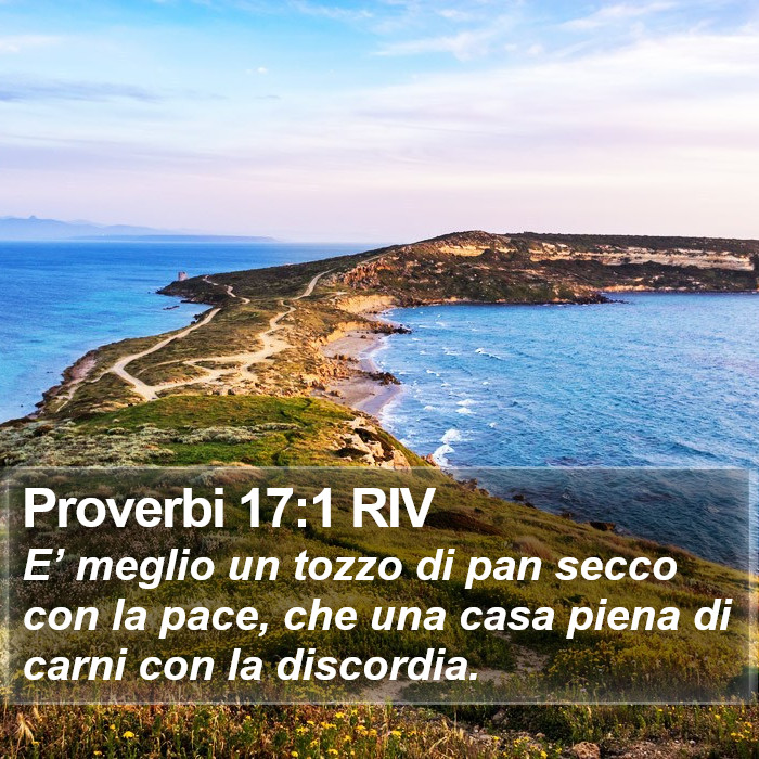 Proverbi 17:1 RIV Bible Study