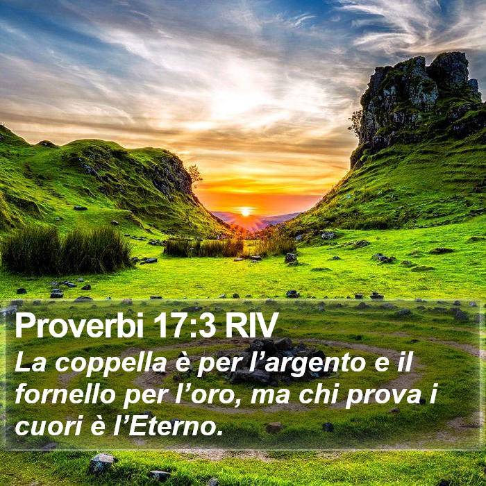 Proverbi 17:3 RIV Bible Study