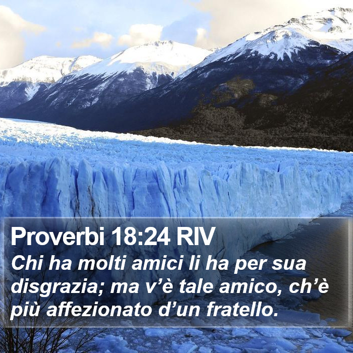 Proverbi 18:24 RIV Bible Study