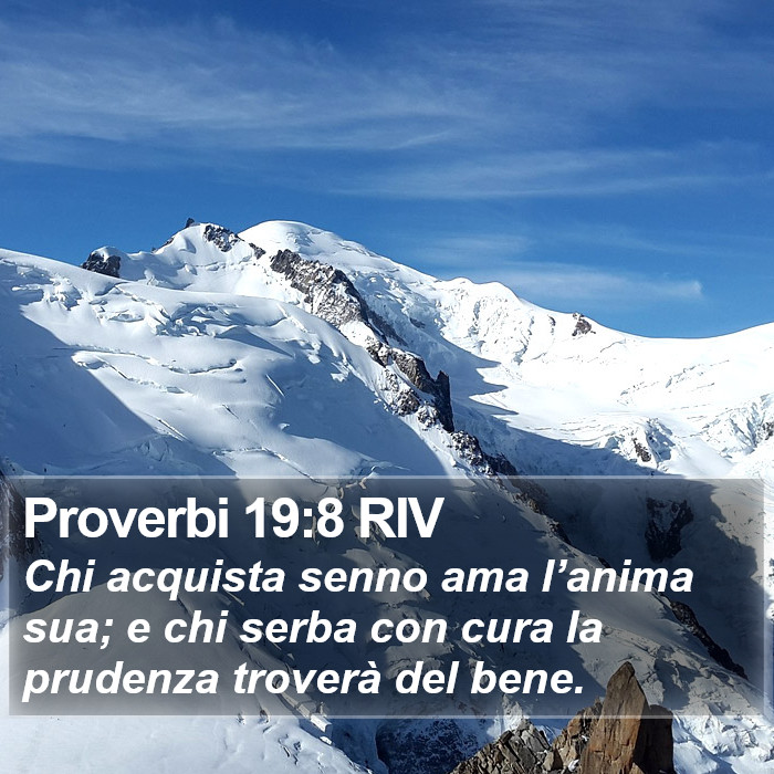 Proverbi 19:8 RIV Bible Study