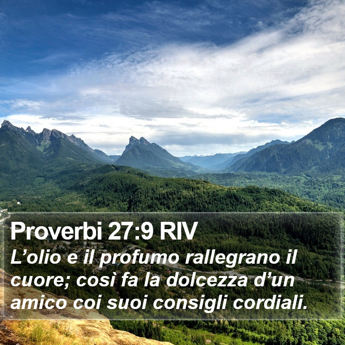 Proverbi 27:9 RIV Bible Study