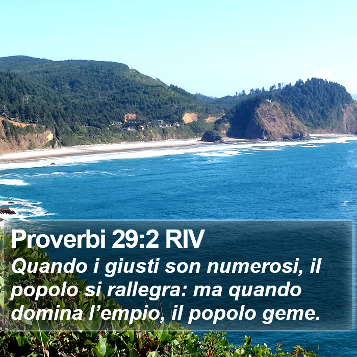 Proverbi 29:2 RIV Bible Study