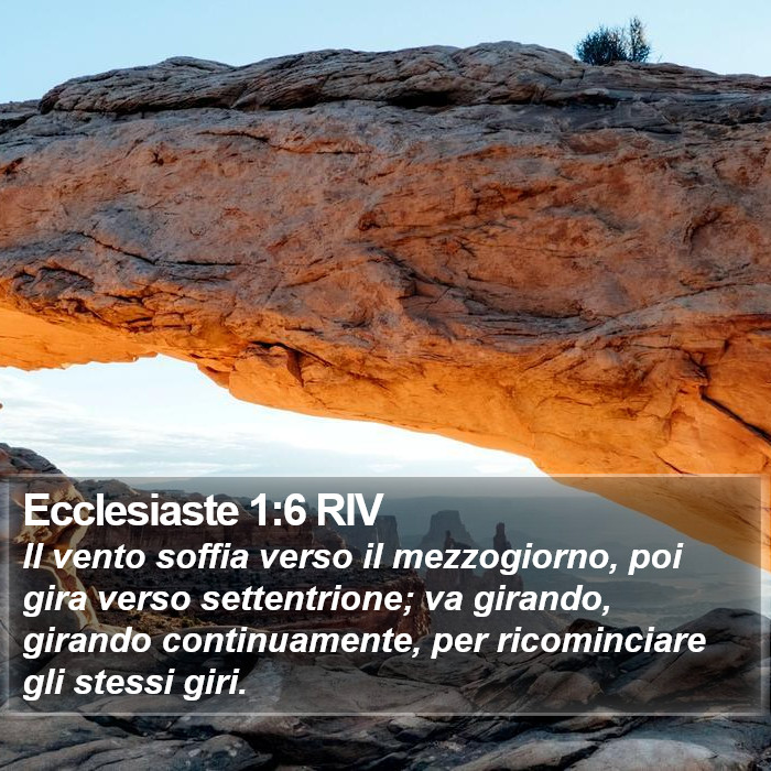 Ecclesiaste 1:6 RIV Bible Study