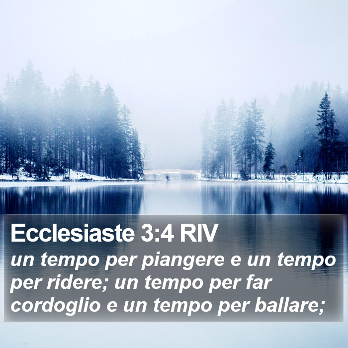 Ecclesiaste 3:4 RIV Bible Study