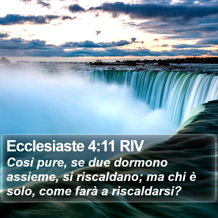 Ecclesiaste 4:11 RIV Bible Study