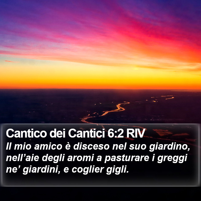 Cantico dei Cantici 6:2 RIV Bible Study