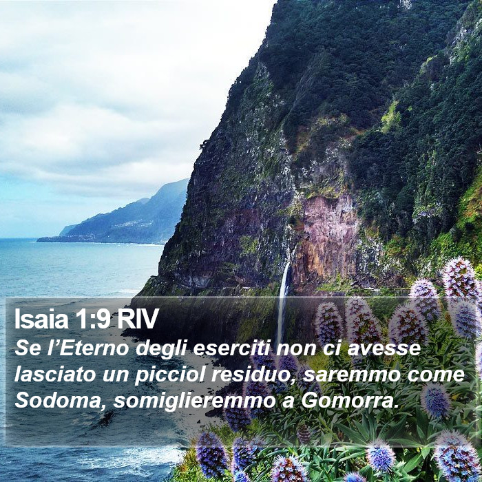 Isaia 1:9 RIV Bible Study