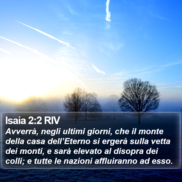 Isaia 2:2 RIV Bible Study