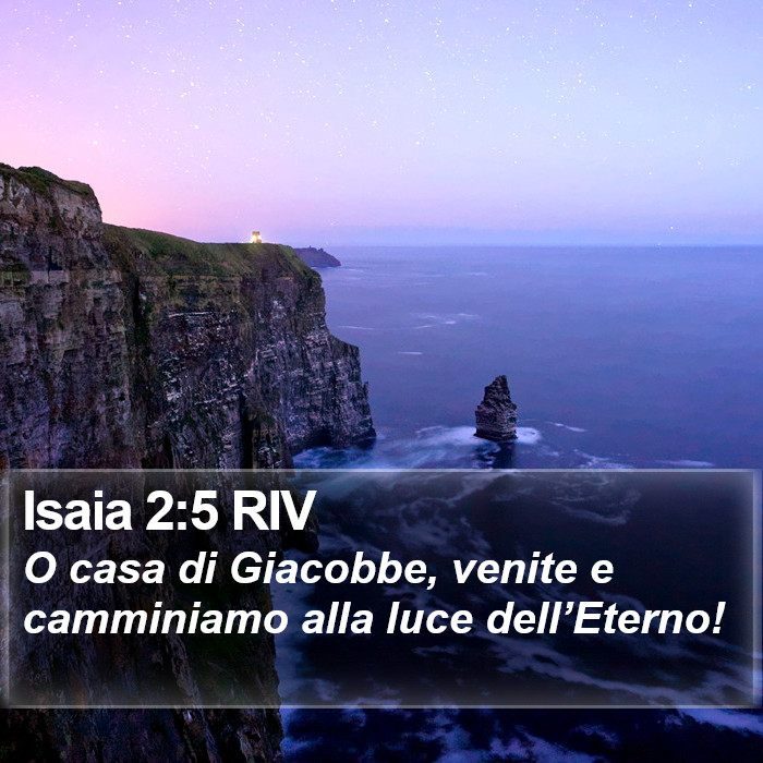 Isaia 2:5 RIV Bible Study