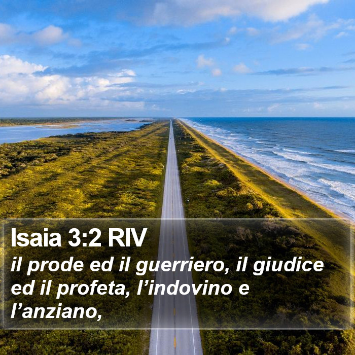 Isaia 3:2 RIV Bible Study