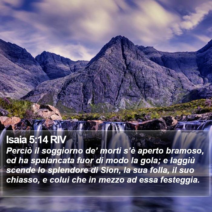 Isaia 5:14 RIV Bible Study