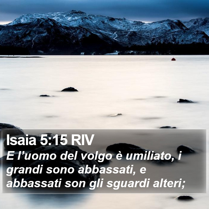 Isaia 5:15 RIV Bible Study