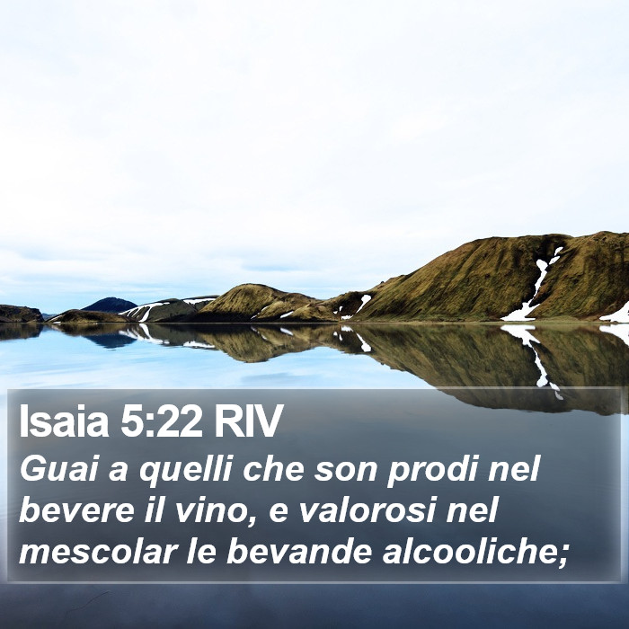 Isaia 5:22 RIV Bible Study
