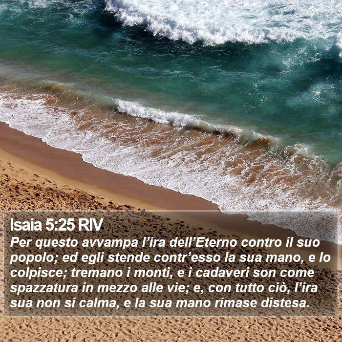 Isaia 5:25 RIV Bible Study