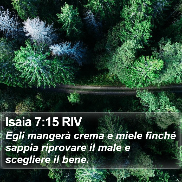 Isaia 7:15 RIV Bible Study