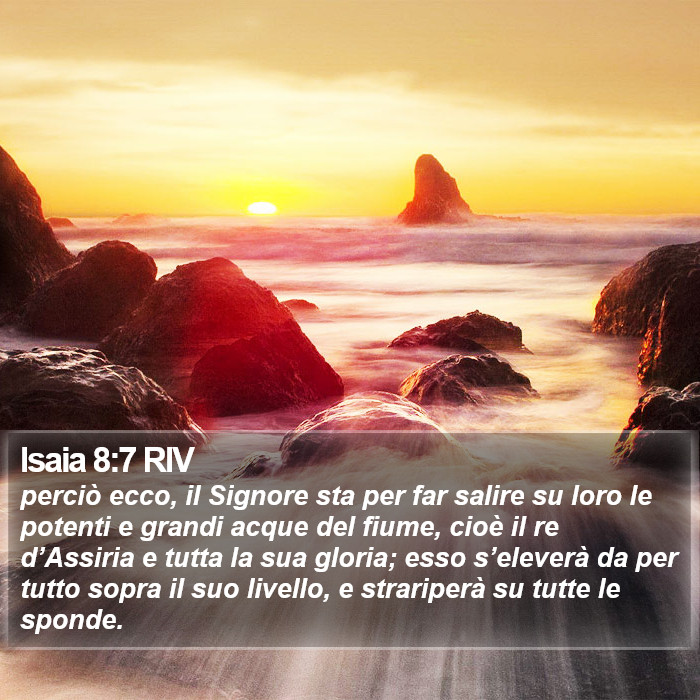 Isaia 8:7 RIV Bible Study