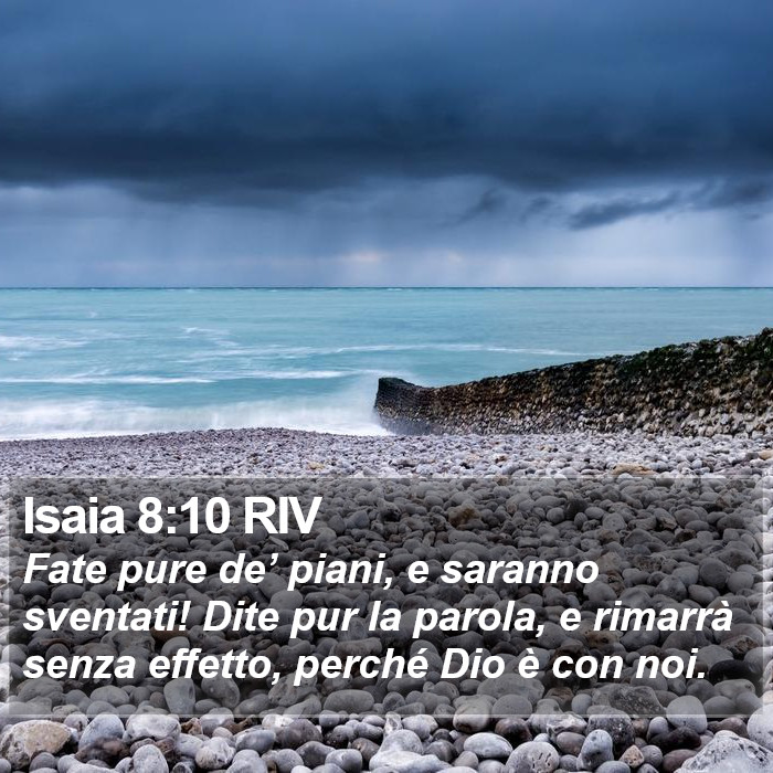 Isaia 8:10 RIV Bible Study