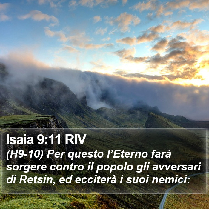 Isaia 9:11 RIV Bible Study