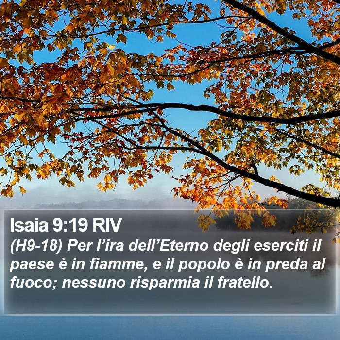 Isaia 9:19 RIV Bible Study