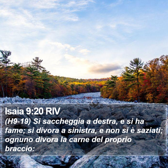 Isaia 9:20 RIV Bible Study