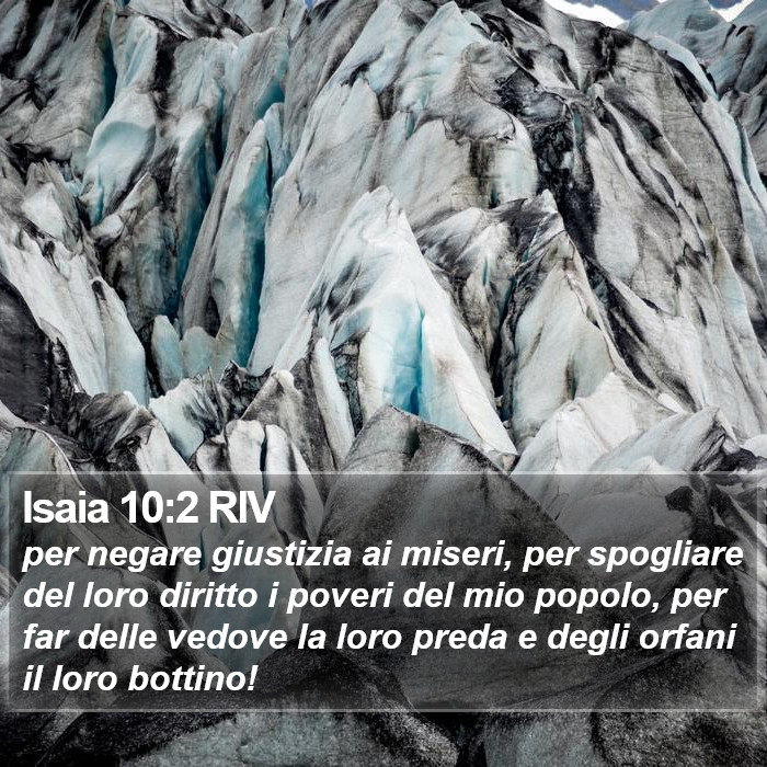 Isaia 10:2 RIV Bible Study