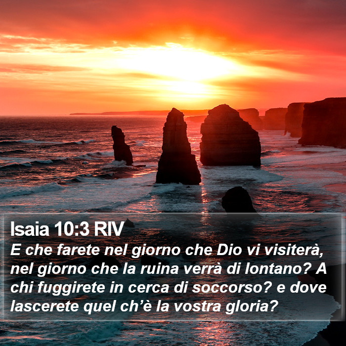 Isaia 10:3 RIV Bible Study