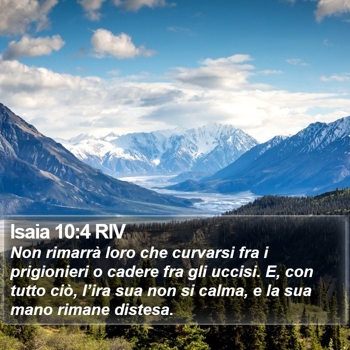 Isaia 10:4 RIV Bible Study