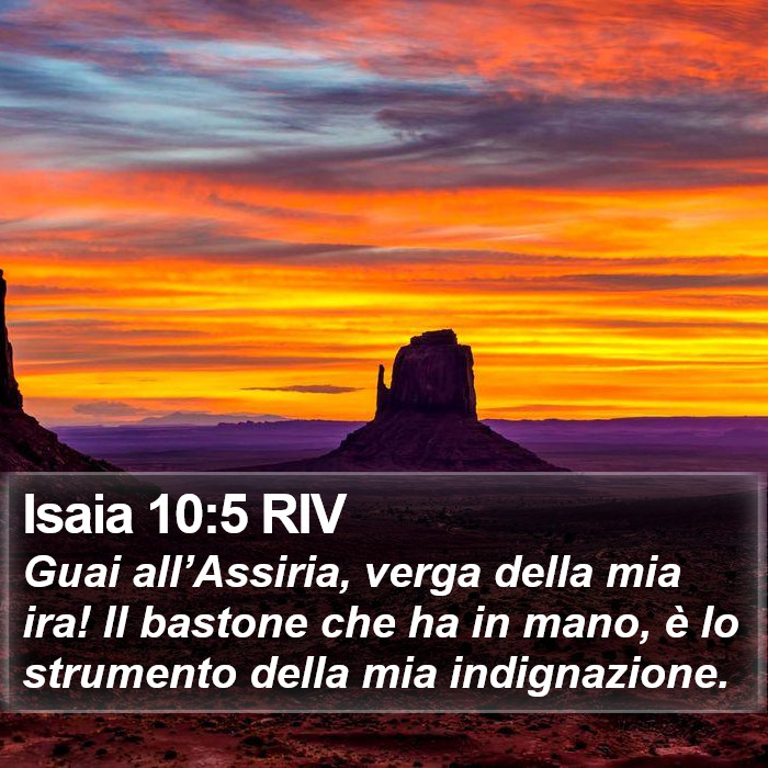 Isaia 10:5 RIV Bible Study