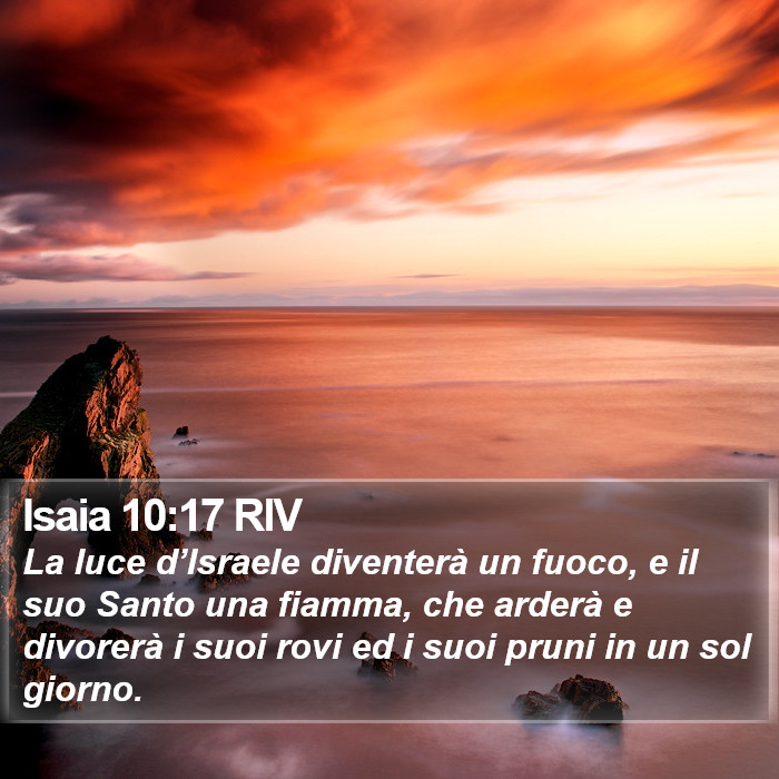 Isaia 10:17 RIV Bible Study
