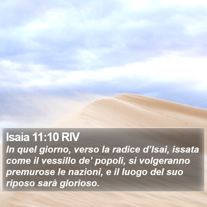 Isaia 11:10 RIV Bible Study