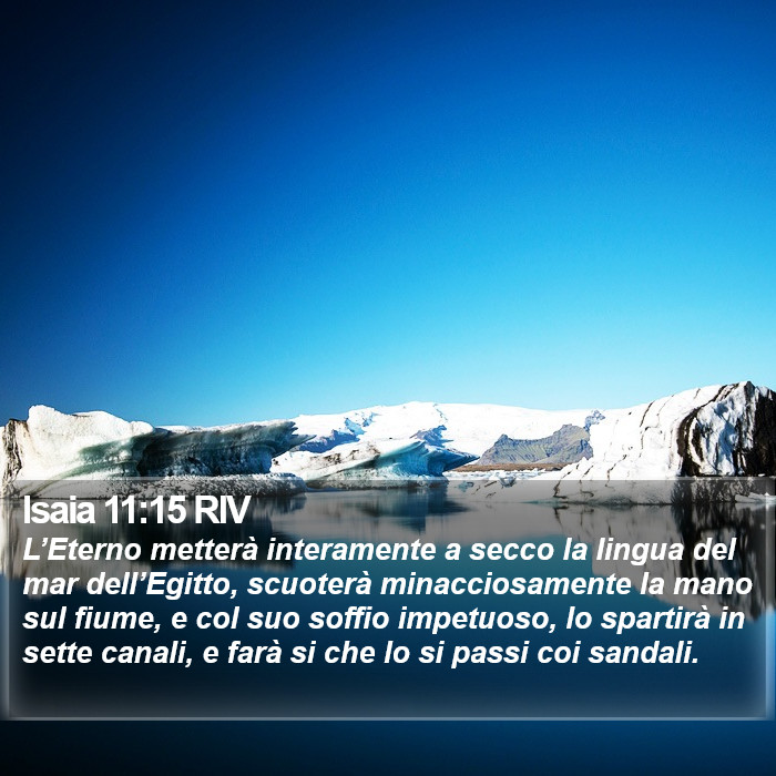 Isaia 11:15 RIV Bible Study