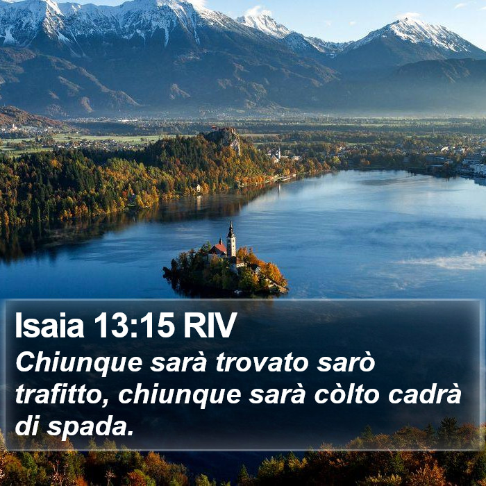 Isaia 13:15 RIV Bible Study