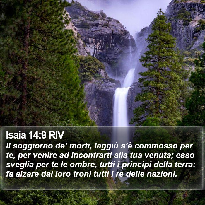 Isaia 14:9 RIV Bible Study