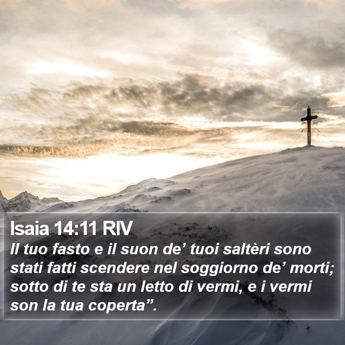 Isaia 14:11 RIV Bible Study