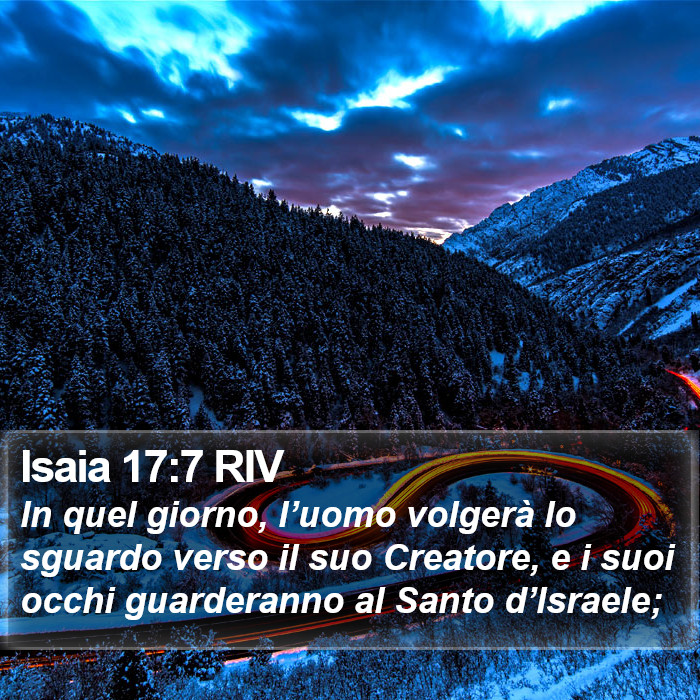 Isaia 17:7 RIV Bible Study