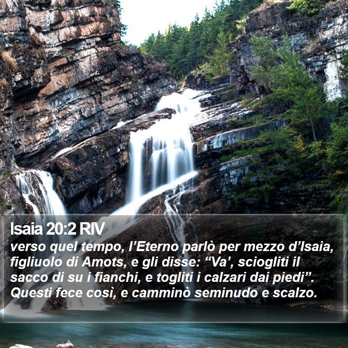 Isaia 20:2 RIV Bible Study