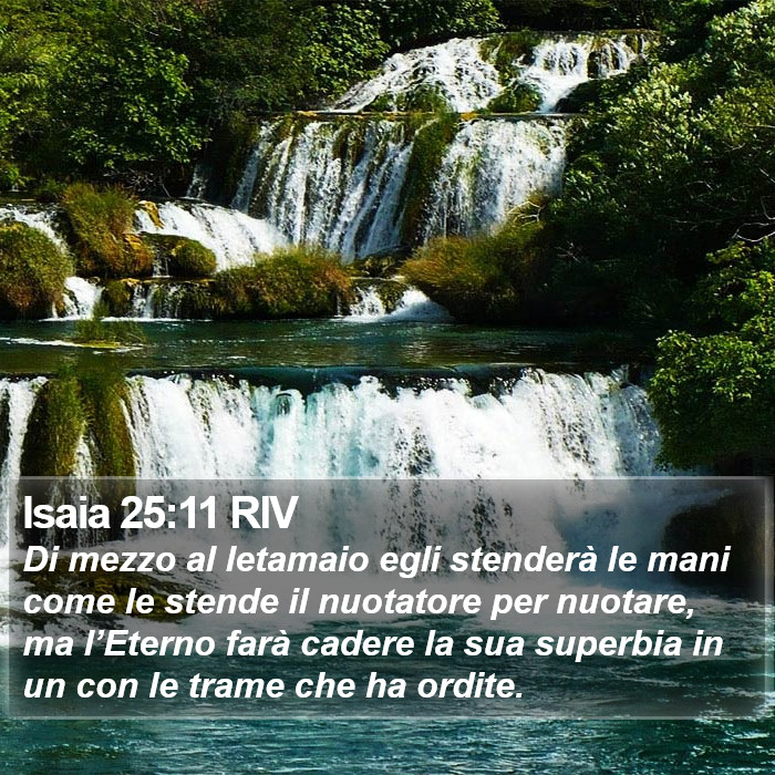 Isaia 25:11 RIV Bible Study