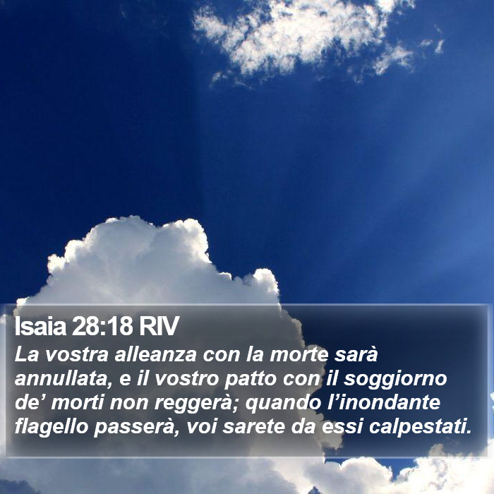 Isaia 28:18 RIV Bible Study