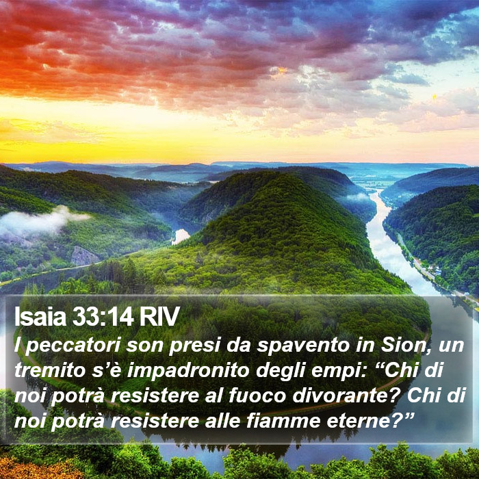 Isaia 33:14 RIV Bible Study