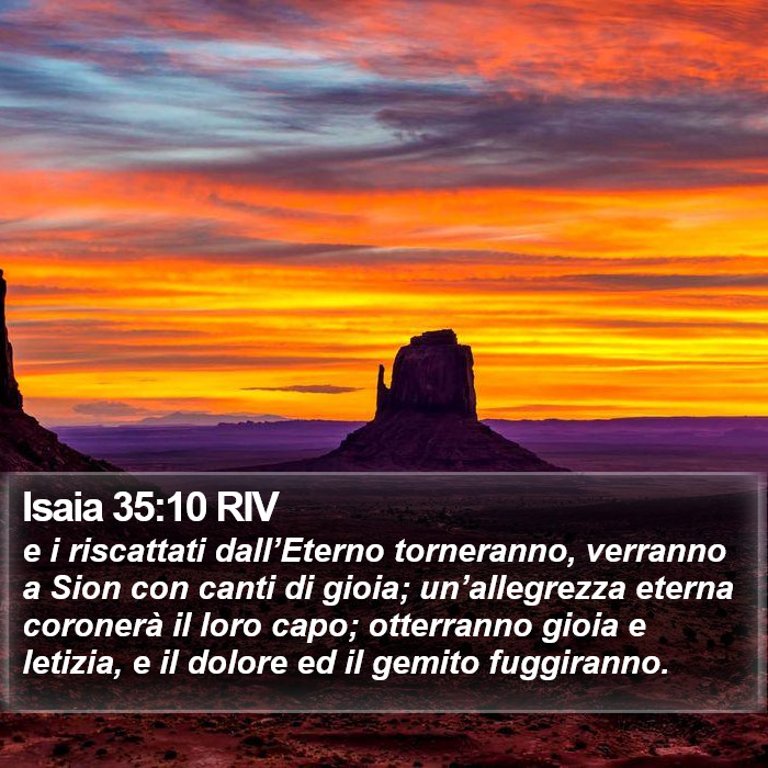 Isaia 35:10 RIV Bible Study