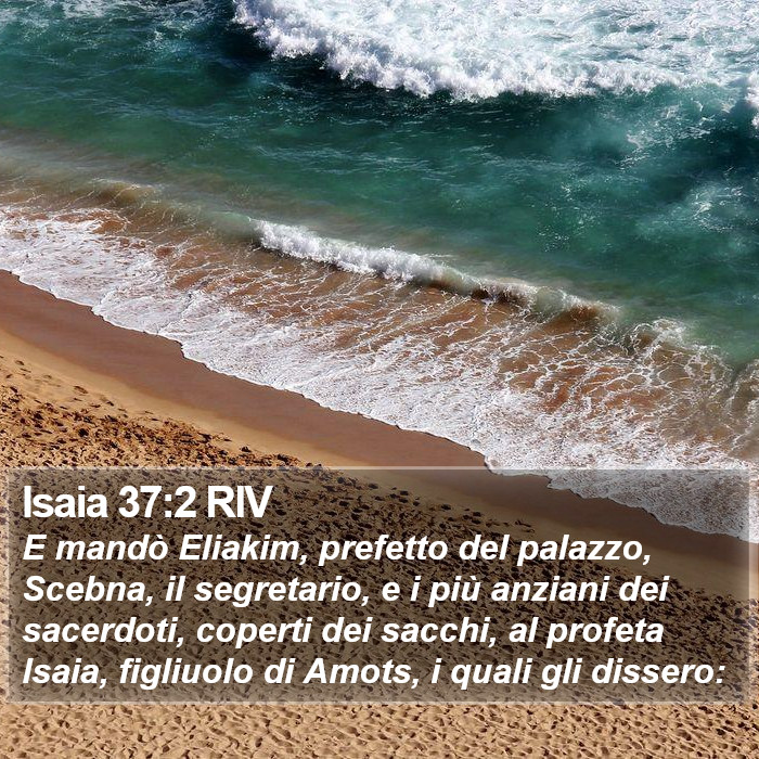 Isaia 37:2 RIV Bible Study