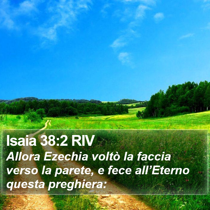 Isaia 38:2 RIV Bible Study