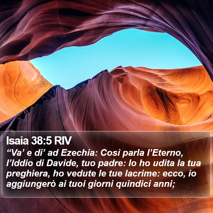 Isaia 38:5 RIV Bible Study