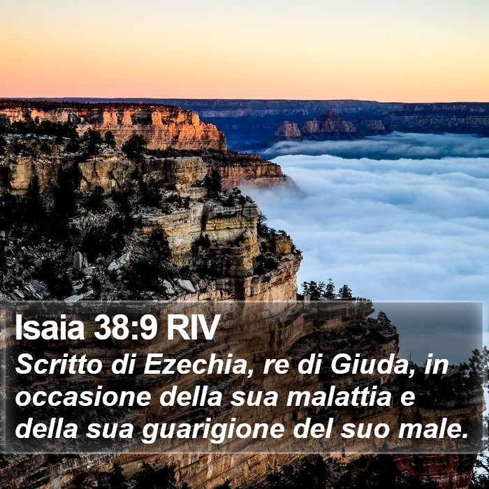 Isaia 38:9 RIV Bible Study